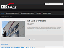 Tablet Screenshot of dkcars.be